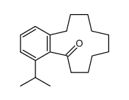 4-Isopropyl-7,8,9,10,11,12,13,14-octahydro-6H-benzocyclododecen-5-one结构式