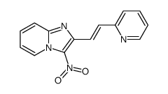 3-nitro-2-(2-pyridin-2-ylethenyl)imidazo[1,2-a]pyridine结构式