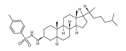 N-3Β-cholestanyl-N'-tosylhydrazine结构式