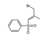 (3-bromo-2-methylprop-1-enyl)sulfonylbenzene结构式