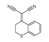 2-(2,3-dihydrothiochromen-4-ylidene)propanedinitrile结构式