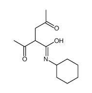 2-acetyl-N-cyclohexyl-4-oxopentanamide结构式