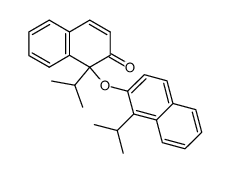 1-Isopropyl-1-(1-isopropyl-naphthalen-2-yloxy)-1H-naphthalen-2-one Structure