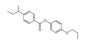 (4-propoxyphenyl) 4-butan-2-ylbenzoate Structure
