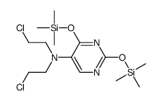 N,N-bis(2-chloroethyl)-2,4-bis(trimethylsilyloxy)pyrimidin-5-amine Structure