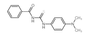 Benzamide, N-(((4-(dimethylamino)phenyl)amino)thioxomethyl)- (9CI) structure