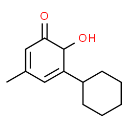 2,4-Cyclohexadien-1-one, 5-cyclohexyl-6-hydroxy-3-methyl- (9CI) structure