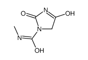1-Imidazolidinecarboxamide,N-methyl-2,4-dioxo-(9CI) Structure