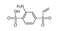 2-amino-4-ethenylsulfonylbenzenesulfonic acid结构式