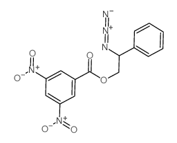 Benzeneethanol, b-azido-, 1-(3,5-dinitrobenzoate) Structure
