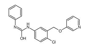 1-[4-chloro-3-(pyridin-3-yloxymethyl)phenyl]-3-phenylurea Structure