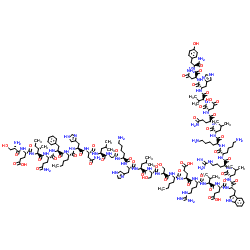 (Nle8·18,Tyr34)-pTH (3-34) amide (bovine)结构式