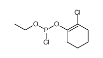 2-chlorocyclohex-1-en-1-yl ethyl phosphorochloridite结构式