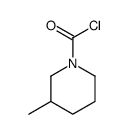 1-Piperidinecarbonyl chloride, 3-methyl- (9CI)结构式
