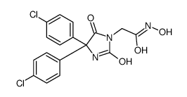 2-[4,4-bis(4-chlorophenyl)-2,5-dioxoimidazolidin-1-yl]-N-hydroxyacetamide Structure