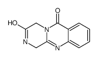 2,4-dihydro-1H-pyrazino[2,1-b]quinazoline-3,6-dione Structure