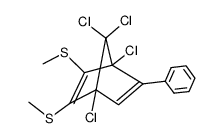 5-diene, 1,2,3,4,7,7-hexachloro-5-phenyl-Bicyclo[2.2.1]hepta-2结构式