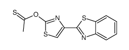 O-[4-(1,3-benzothiazol-2-yl)-1,3-thiazol-2-yl] ethanethioate Structure