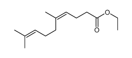 ethyl 5,9-dimethyldeca-4,8-dienoate Structure