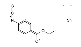 ethyl 4-isothiocyanato-3-trimethylstannylbenzoate Structure