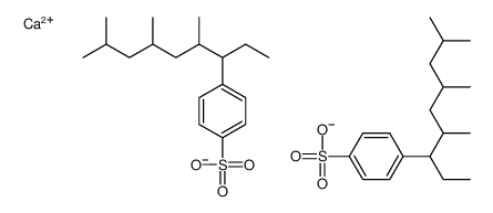 calcium,4-(4,6,8-trimethylnonan-3-yl)benzenesulfonate Structure