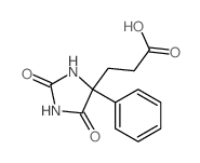 3-(2,5-二氧代-4-苯基-咪唑啉-4-基)-丙酸结构式