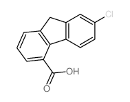 9H-Fluorene-4-carboxylicacid, 7-chloro- Structure