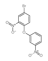 4-bromo-2-nitro-1-(3-nitrophenoxy)benzene structure