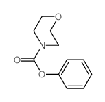 4-Morpholinecarboxylicacid, phenyl ester Structure