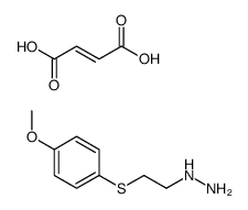 (Z)-4-hydroxy-4-oxobut-2-enoate,[2-(4-methoxyphenyl)sulfanylethylamino]azanium Structure