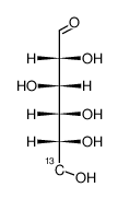 6-13C-D-glucose Structure