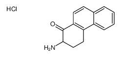 2-amino-3,4-dihydro-2H-phenanthren-1-one,hydrochloride结构式