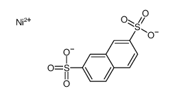2,7-Naphthalenedisulfonic acid nickel(II) salt Structure