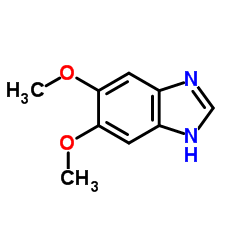 5,6-二甲氧基苯并咪唑结构式
