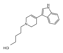 3-(1-pentyl-3,6-dihydro-2H-pyridin-4-yl)-1H-indole,hydrochloride结构式