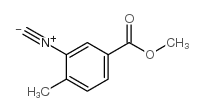 METHYL3-ISOCYANO-4-METHYLBENZOATE structure