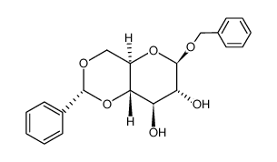 benzyl 4,6-O-benzylidene-β-D-glucopyranoside Structure