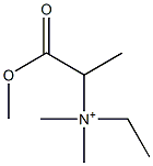 2-Propanaminium,N-ethyl-1-methoxy-N,N-dimethyl-1-oxo-(9CI) structure
