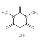 2,4,6(1H,3H,5H)-Pyrimidinetrione,1,3,5-trimethyl- Structure