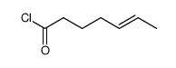 hept-5-enoyl chloride Structure