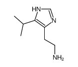 1H-Imidazole-4-ethanamine,5-(1-methylethyl)-(9CI) structure