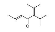 3-isopropyl-2-methyl-2,5-heptadien-4-one Structure