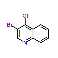 3-Bromo-4-chloroquinoline Structure