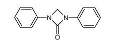 1,3-diphenyl-[1,3]diazetidin-2-one结构式