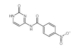 4-nitro-N-(2-oxo-3H-pyrimidin-4-yl)benzamide Structure