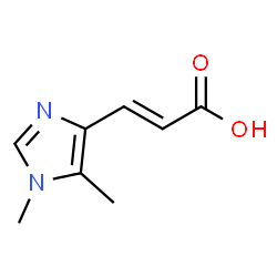 2-Propenoicacid,3-(1,5-dimethyl-1H-imidazol-4-yl)-(9CI)结构式