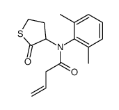 N-(2,6-dimethylphenyl)-N-(2-oxothiolan-3-yl)but-3-enamide结构式