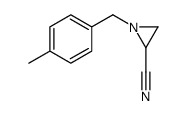 1-[(4-methylphenyl)methyl]aziridine-2-carbonitrile结构式