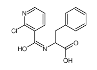 N-[(2-Chloro-3-pyridinyl)carbonyl]phenylalanine结构式