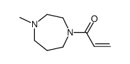 1H-1,4-Diazepine,hexahydro-1-methyl-4-(1-oxo-2-propenyl)-(9CI) Structure